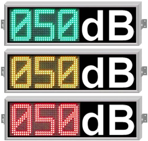 Sonomètre géant géant extérieur